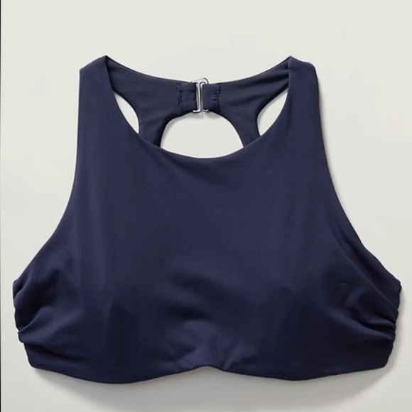 Athleta Maldives High Neck Bikini Top High-neck Small Medium - Picture 8 of 13